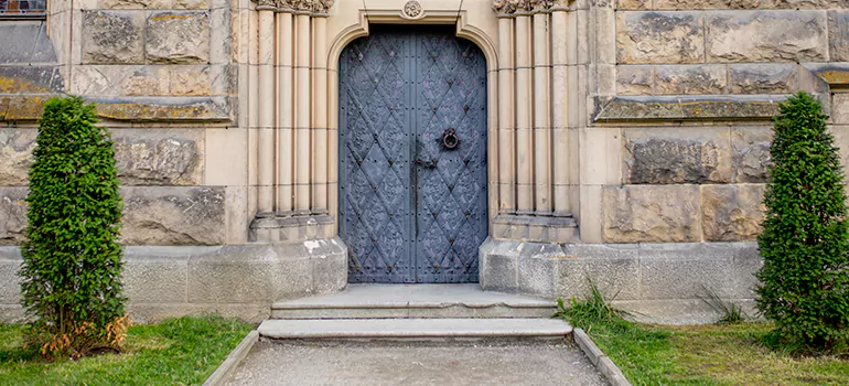 Traditional Double Front Doors in West Pensacola, FL
